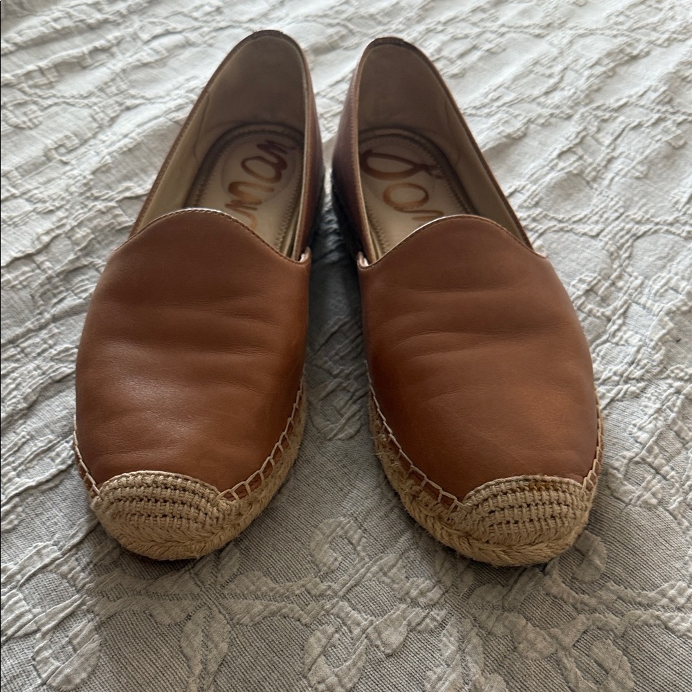 Sam Edelman Tan Espadrille Flats